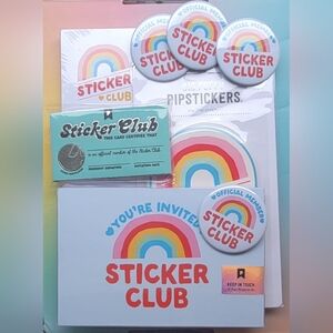Sticker club starter pack. Unopened/Unused